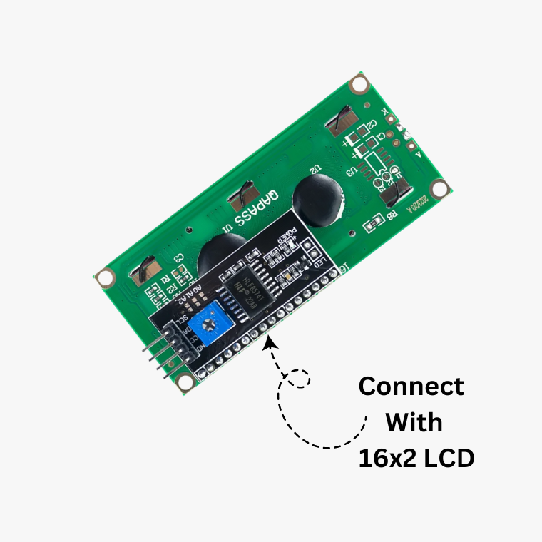 16x2 LCD I2C Interface Adapter-Black Color - Image 3