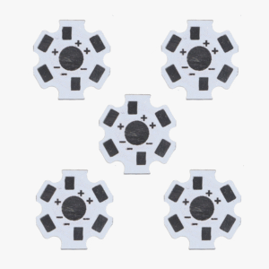 Single Button LED Aluminum Base Plate - 1 Pcs