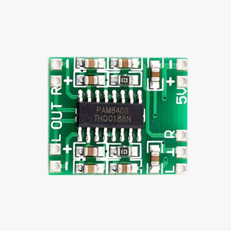 PAM8403 5V 2-channel Stereo Mini Class-D 3W+3W Audio Amplifier