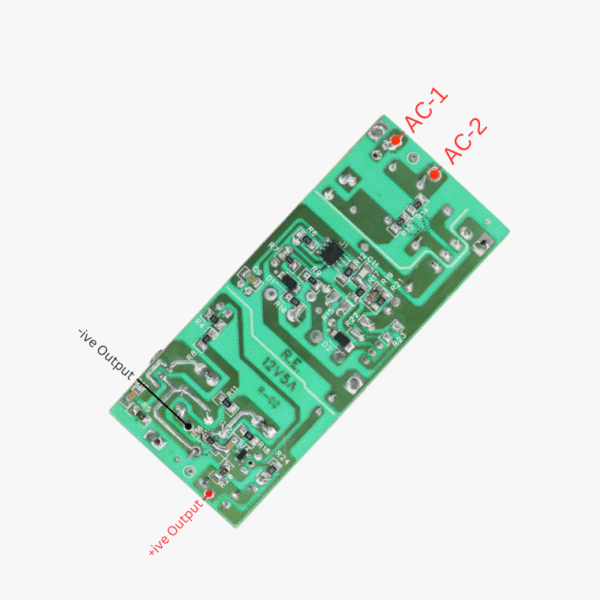 12V 5A DC Output Power Supply Circuit Board (AC to DC) - Image 5