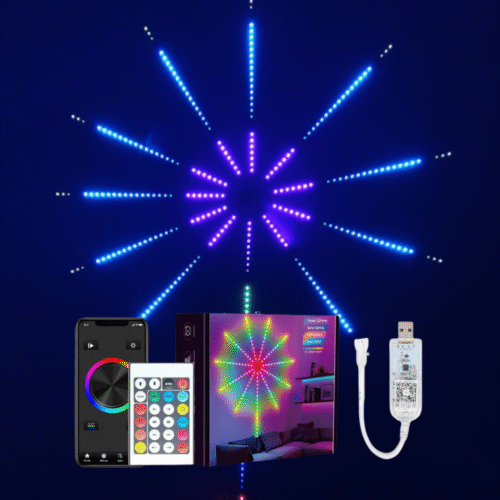 Smart Firework Led Strip Lights with Remote & App ControlLight for Decoration