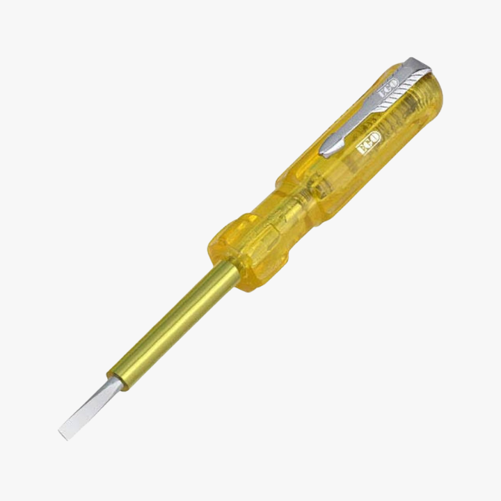 AC Line Tester With Screwdriver-Green Color - 1 Pcs