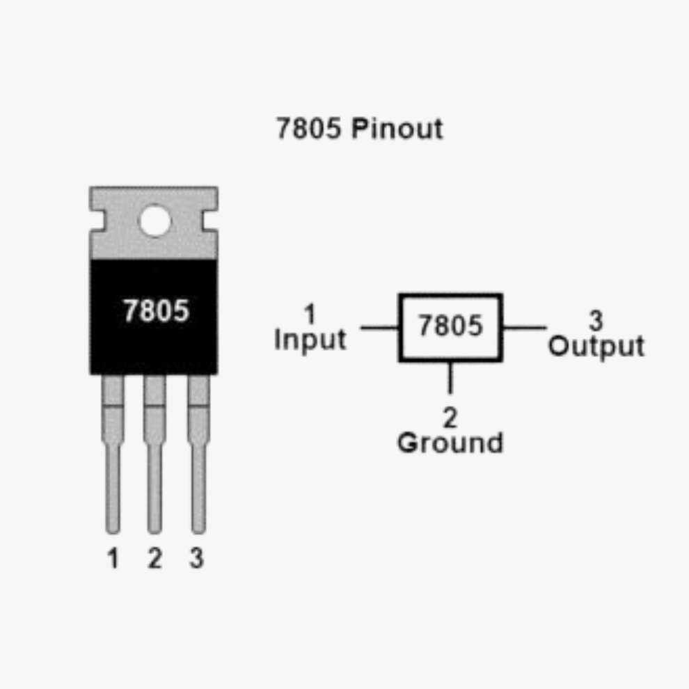 LM7805 IC-5V Positive Voltage Regulator IC - 1 Pcs - Image 3