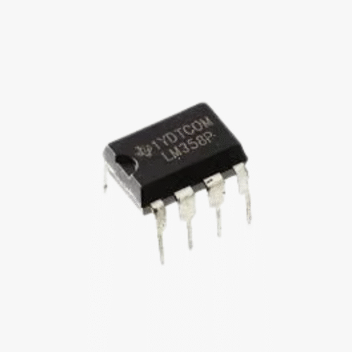 LM358 Low Power Dual Op-Amp IC-8 Pin – 2 Pcs Pack