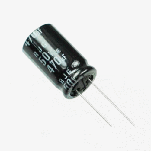 470uF, 50V Electrolytic Capacitor – 1 Pcs