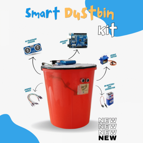 Smart Dustbin: Touch-Free Smart Dustbin Kit With Full Mannual