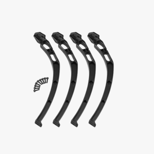 Universal Tall Landing Gear Skid for Drone Kits | F450 / F550 / SK480 – Black