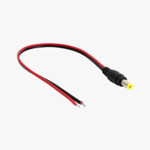 DC Jack Male Power Connector with Wire | 5.5 × 2.1 mm