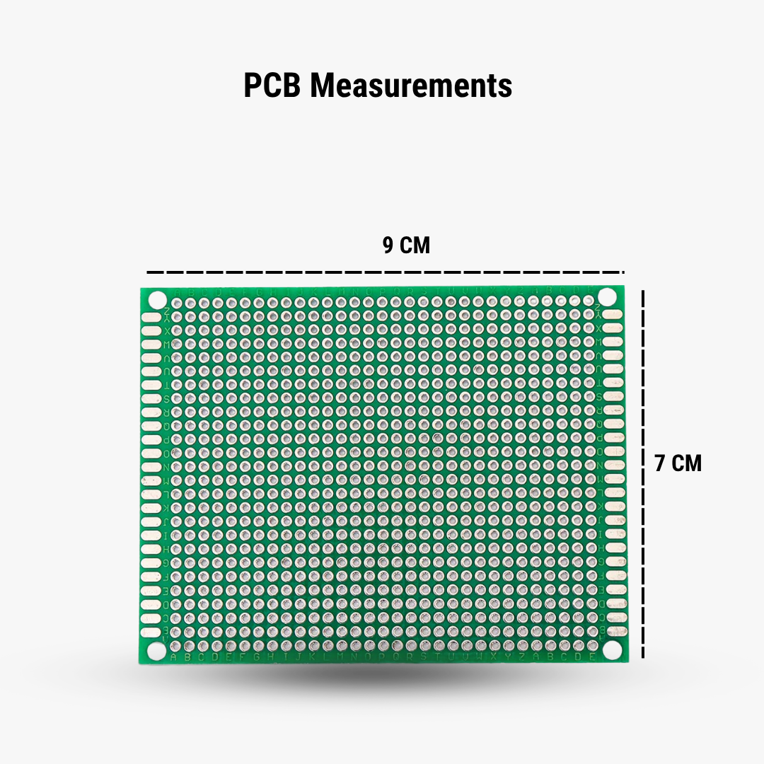7 × 9 CM Single Sided Universal PCB Prototype Veroboard – Green PCB Board