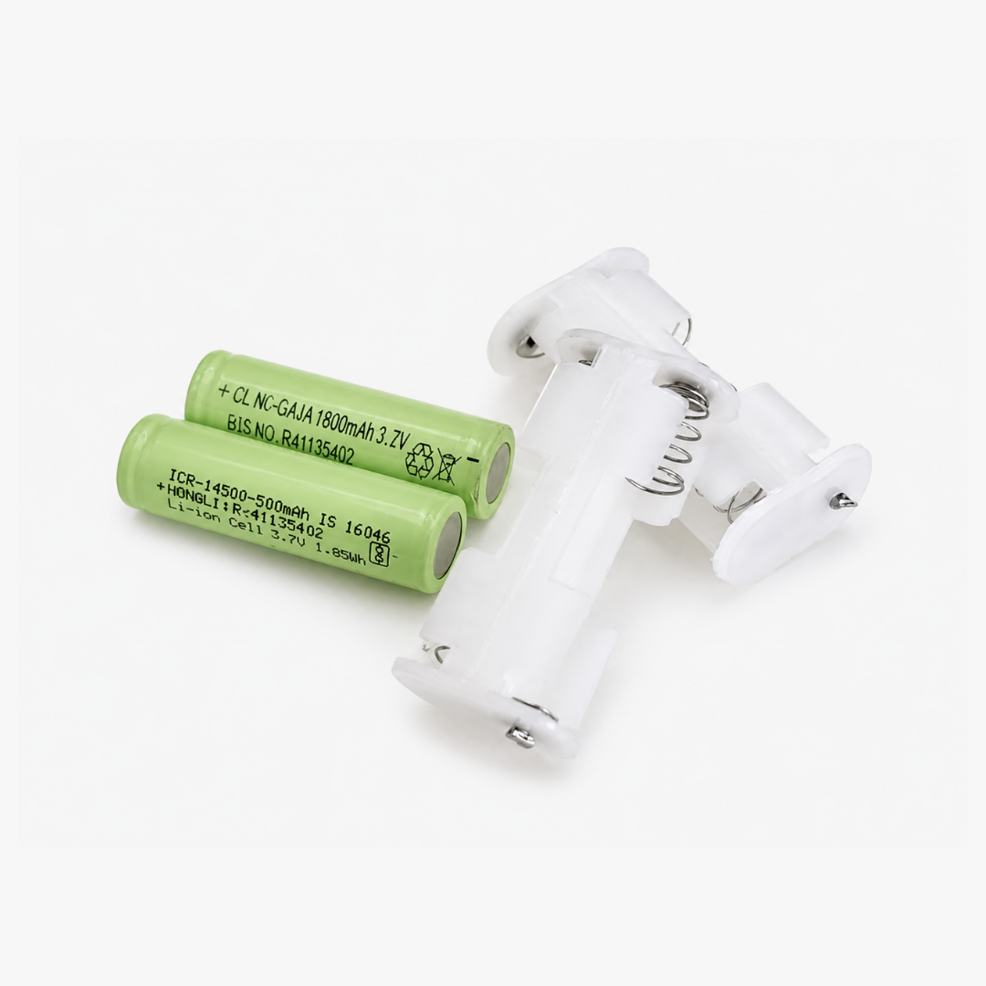 2S AA Battery Holder – White Plastic Battery Case for DIY Electronics - Image 5