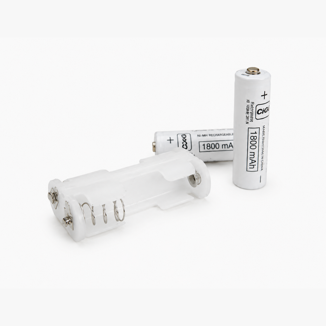 2S AA Battery Holder – White Plastic Battery Case for DIY Electronics - Image 6