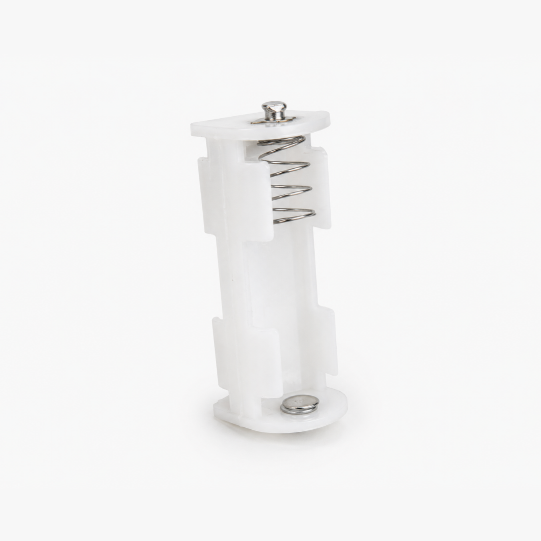 2S AA Battery Holder – White Plastic Battery Case for DIY Electronics - Image 2