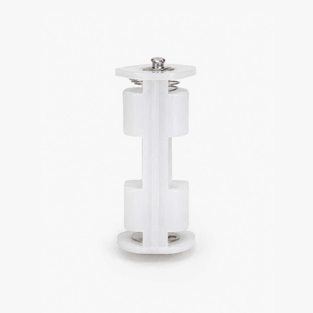 2S AA Battery Holder – White Plastic Battery Case for DIY Electronics