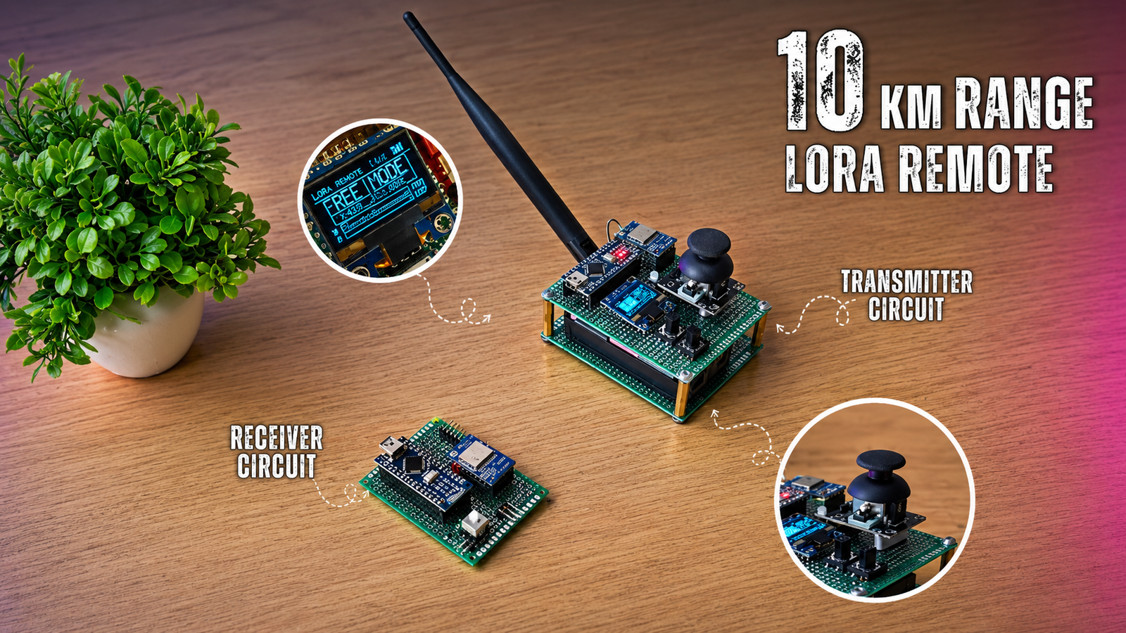 Build Your Own Long-Range LoRa Remote Control Using Arduino & REYAX RYLR993 Lite