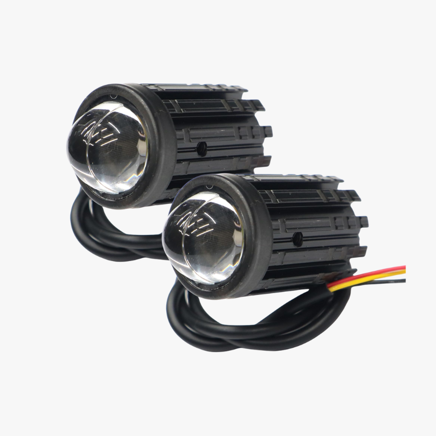 BB1285 Mini Drive Fog Light with 3-Way Switch – White & Yellow LED for Bikes and Cars - Image 4