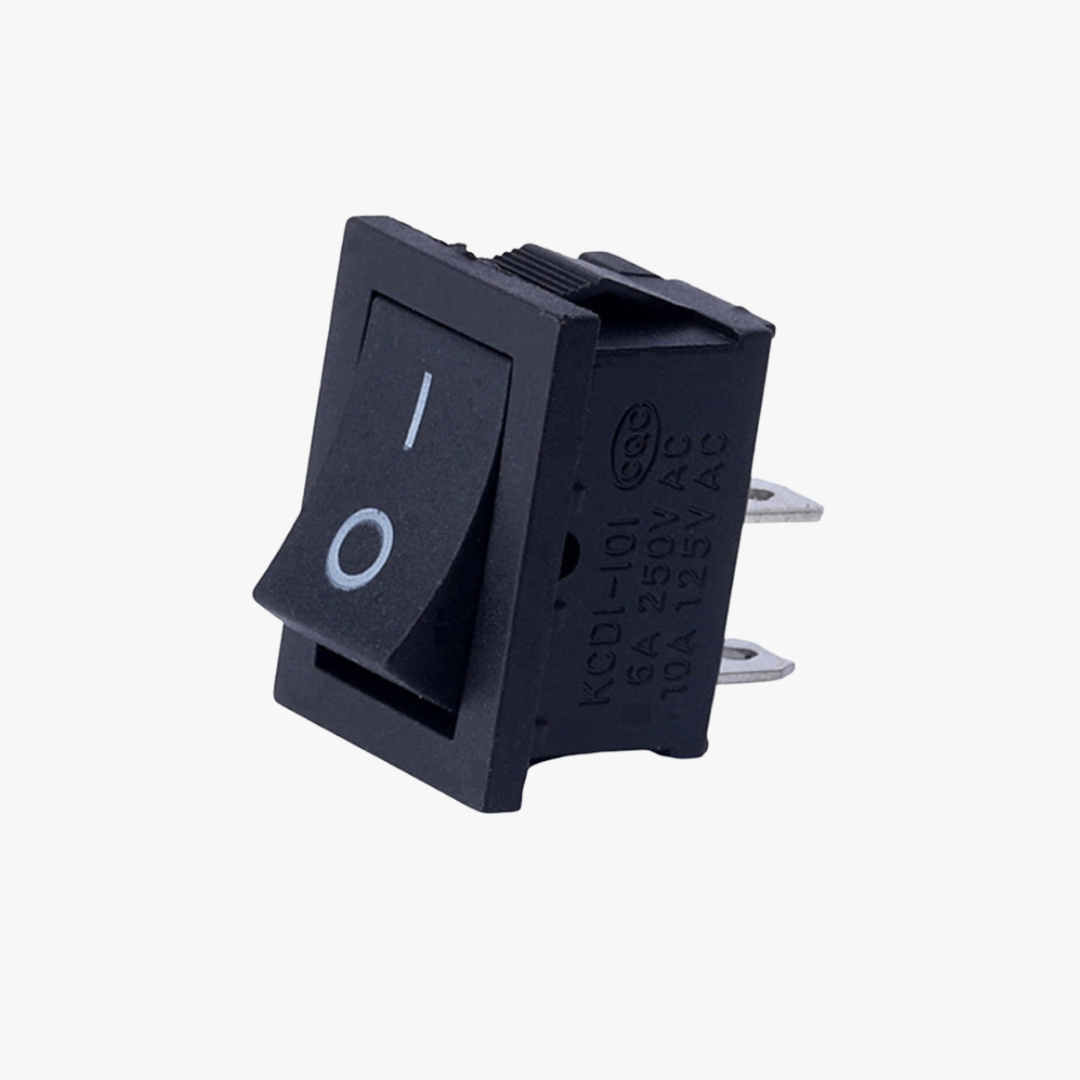 Black SPST Rocker Switch – 2-Pin ON/OFF SPST | Compact & Durable - Image 3