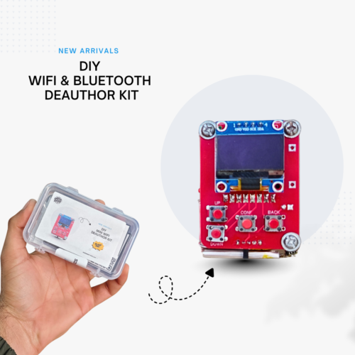 Mini Wi-Fi Deauther Kit – NodeMCU ESP8266 Based Wireless Security Learning Device
