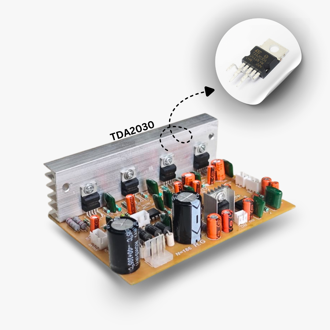 TDA2030 4-Channel 4.1 Audio Amplifier Board – 80W Output (DIY Home Theater) - Image 2