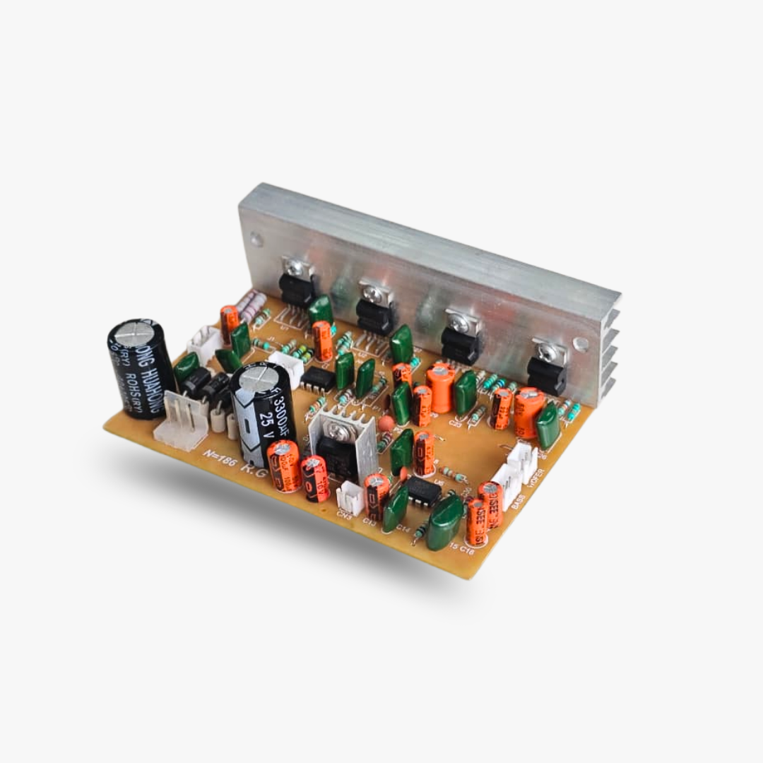 TDA2030 4-Channel 4.1 Audio Amplifier Board – 80W Output (DIY Home Theater)