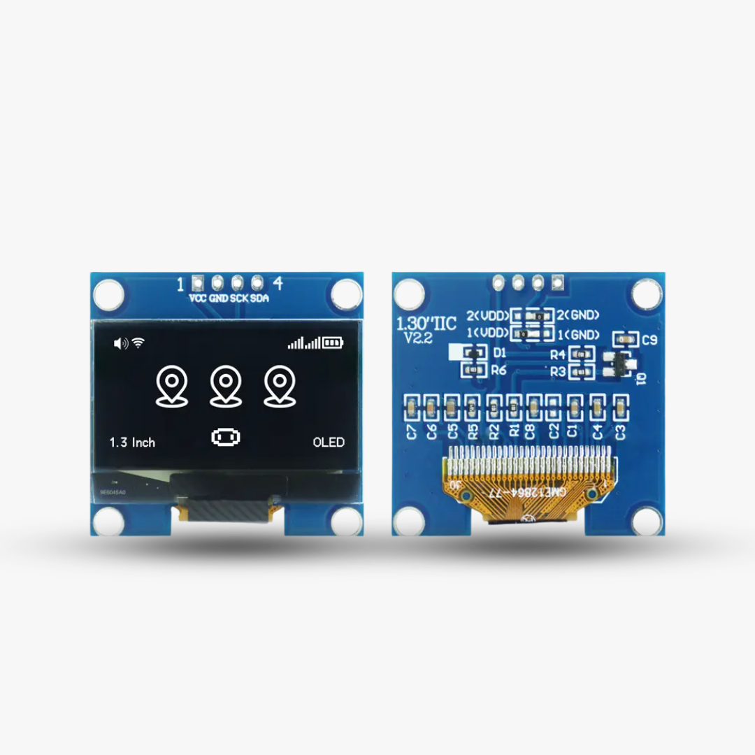 1.3 Inch I2C IIC 128×64 OLED Display Module 4 Pin – Blue - Image 4