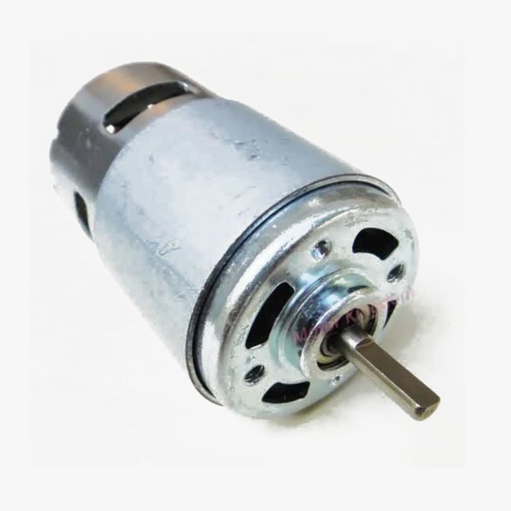 RS-775 DC Motor With Ball Bearing D-Shaft For DIY Projects - Image 3