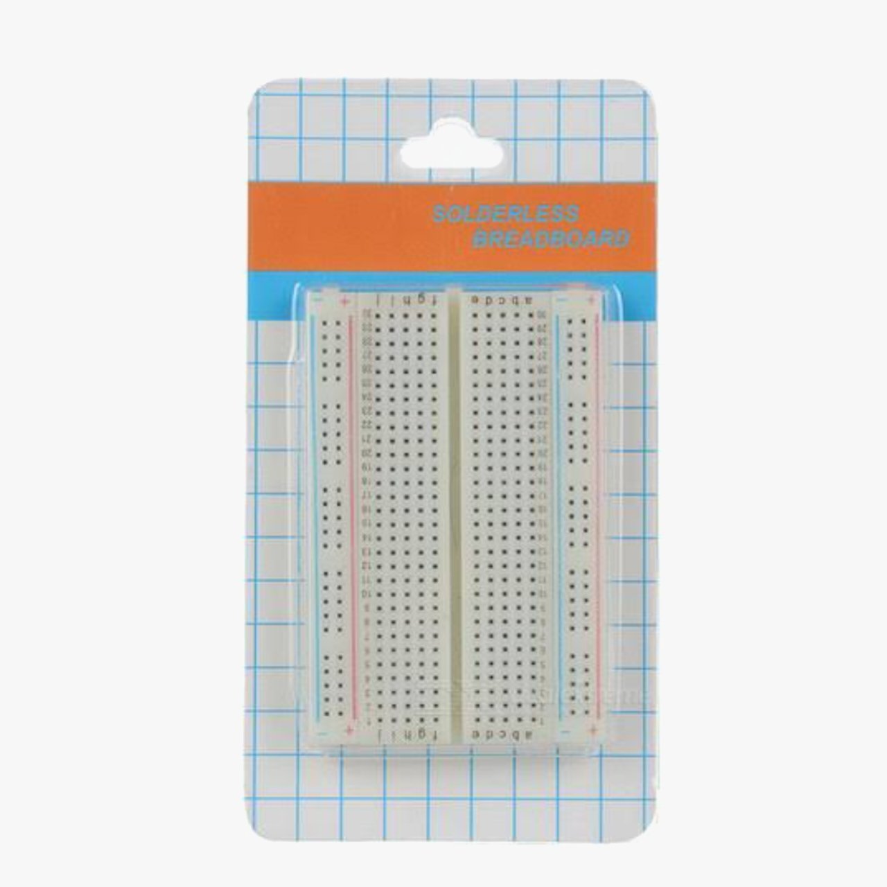 400 Points White Solderless Breadboard - Medium Size