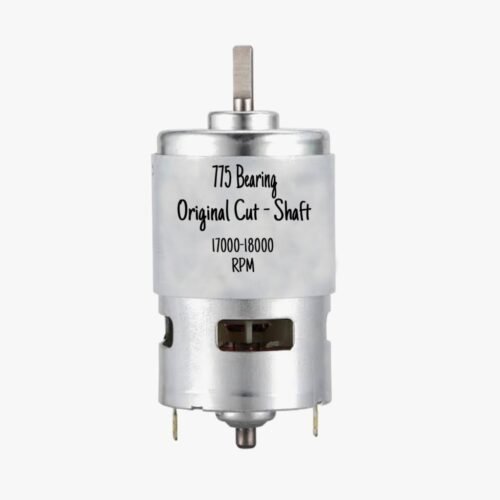 RS-775 DC Motor With Ball Bearing D-Shaft For DIY Projects