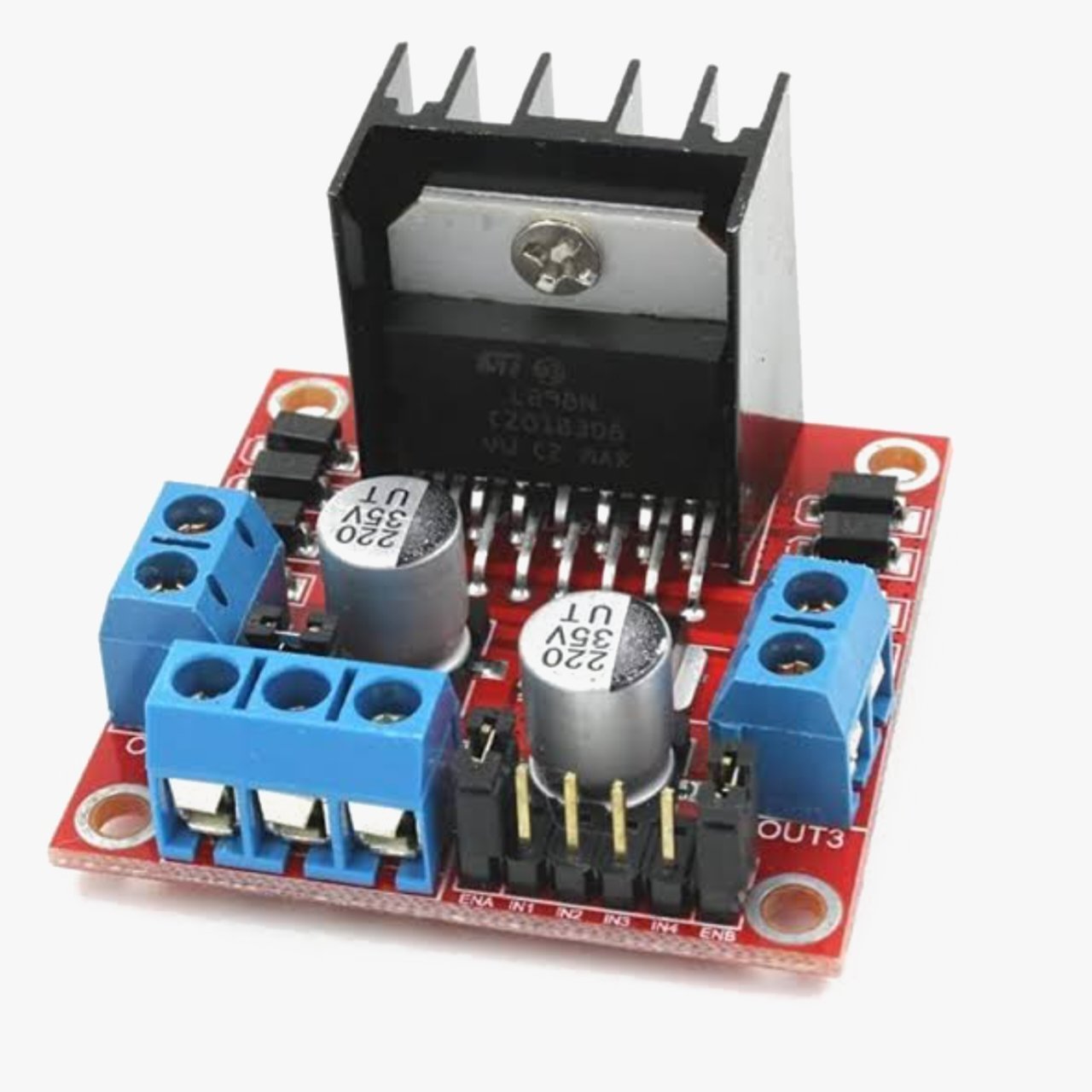 L298 Motor Driver Module For DIY Robotics Projects - 1 Pcs - Image 4