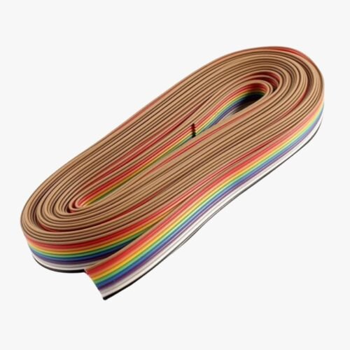 10 Core Multi-Colored Ribbon Wire For Projects - 1 Meter
