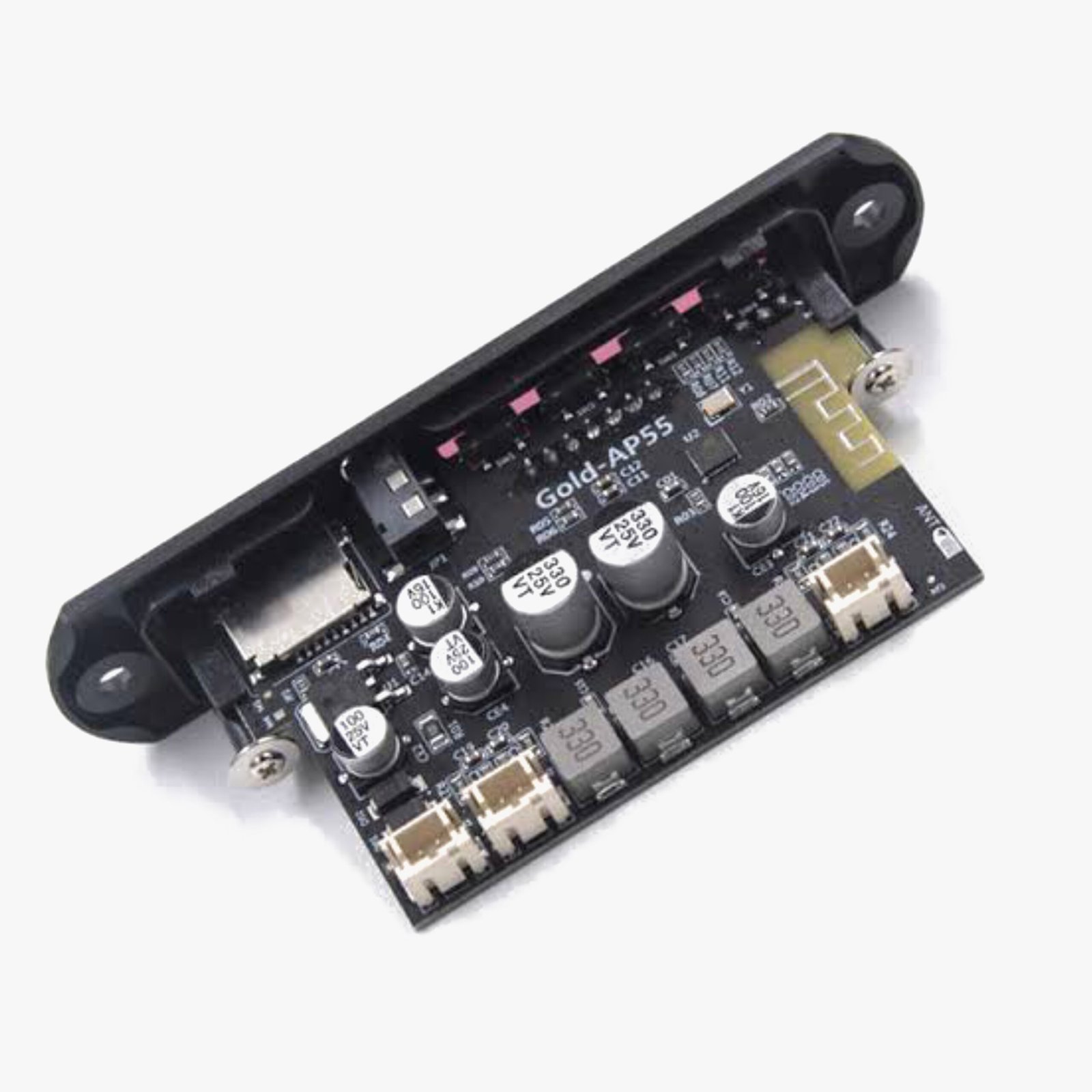 Gold-AP55 Audio Music Player: 2x50W Dual Board With Built In Bluetooth, USB, SD-Card Slot & Remote - Image 2
