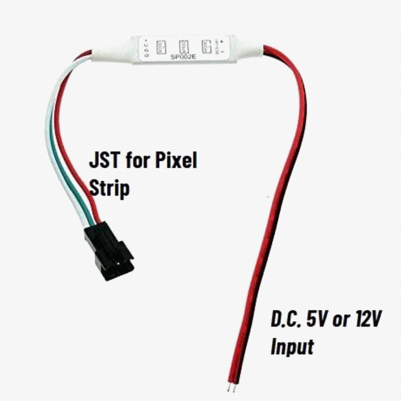 DC5V-24V 3Key Mini RGB Pixal LED Controller SP002E - Image 3