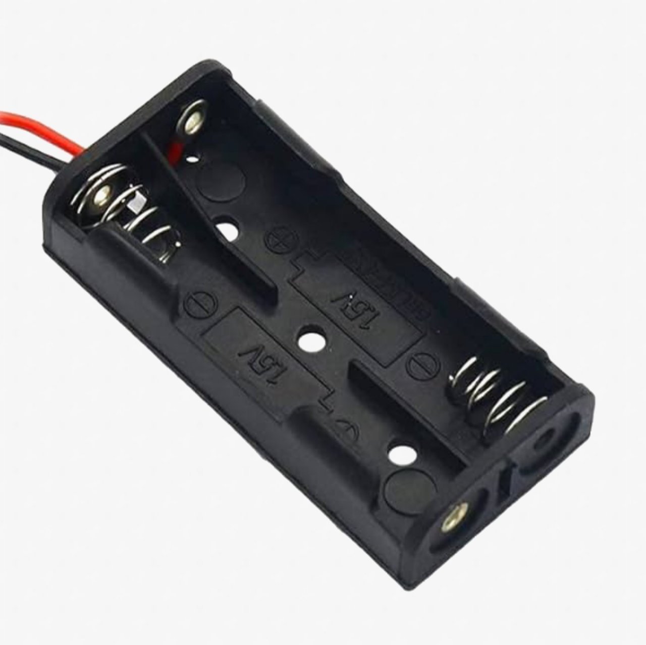 3.7v 2S - 18650 Battery In-Series Lithium Cell Holder Open Case With Wire - Image 4