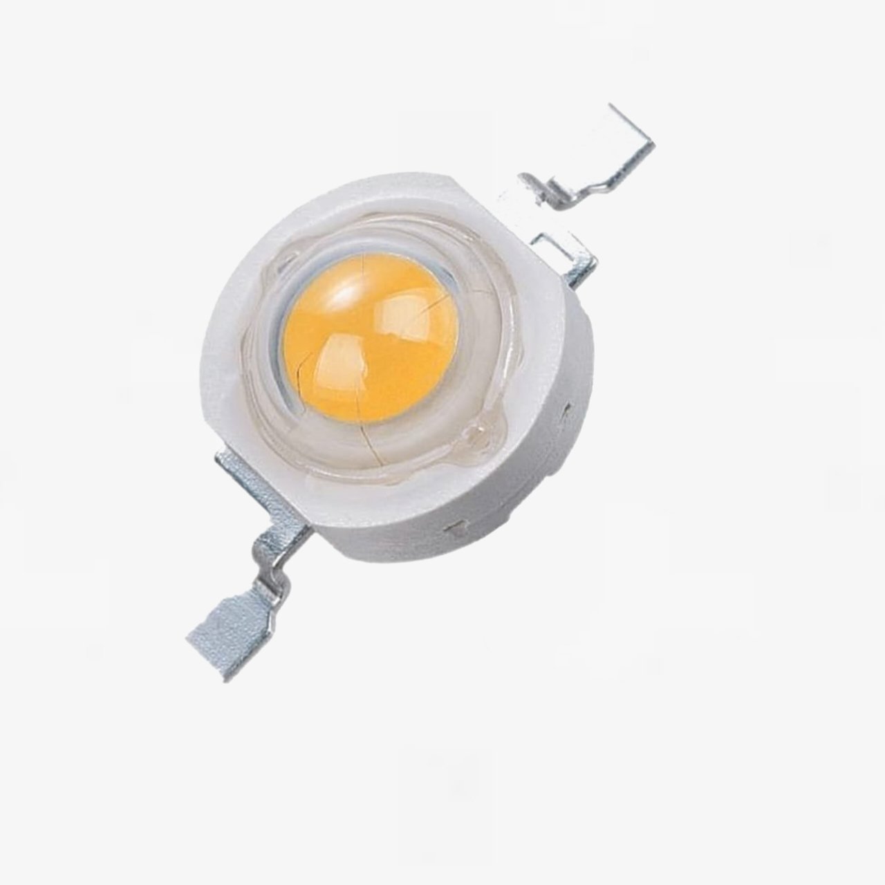 1 Watt High Power Yellow Button Led - 1 Pcs