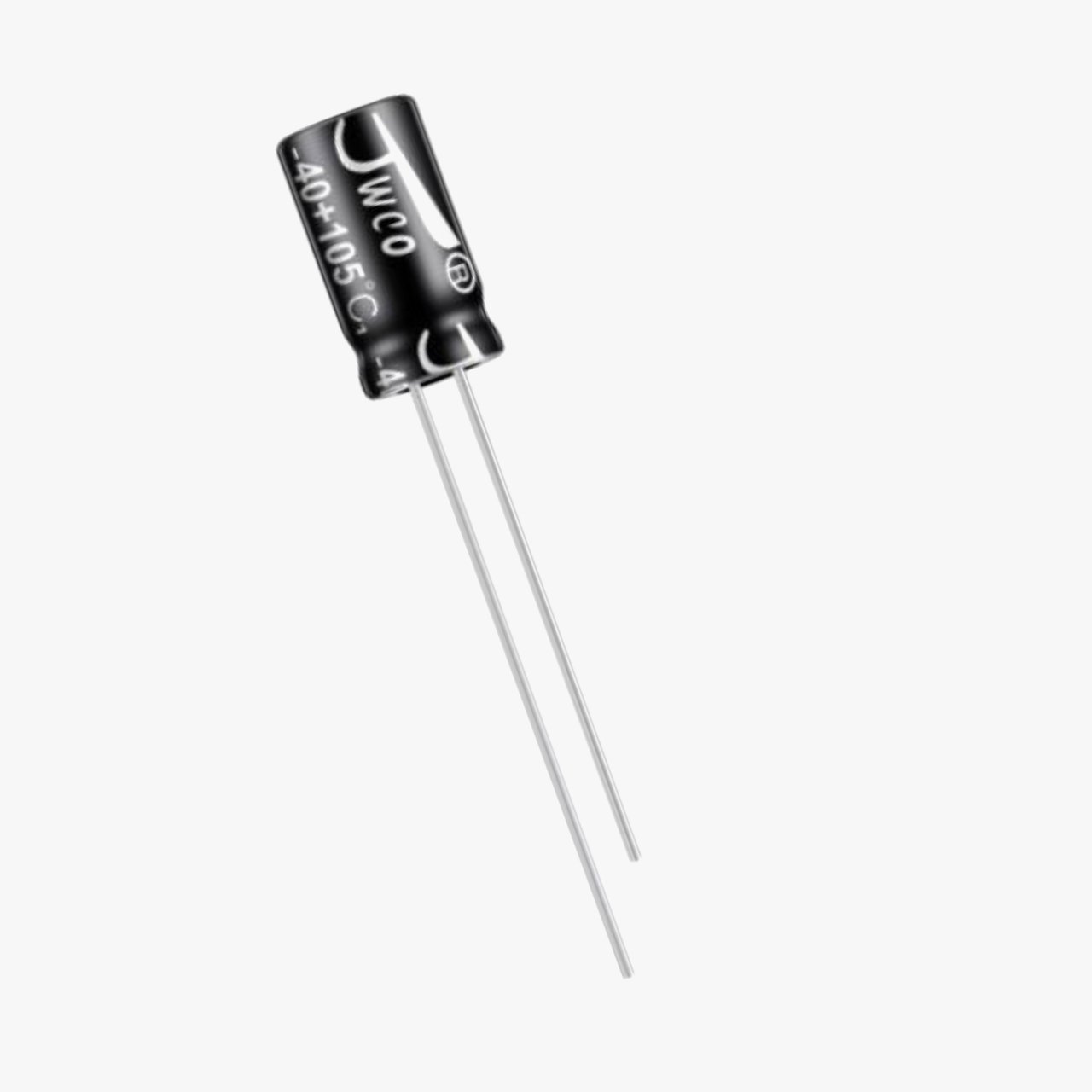1 uF, 63V Polarized Electrolytic Capacitor - 5 Pcs Pack - Image 2