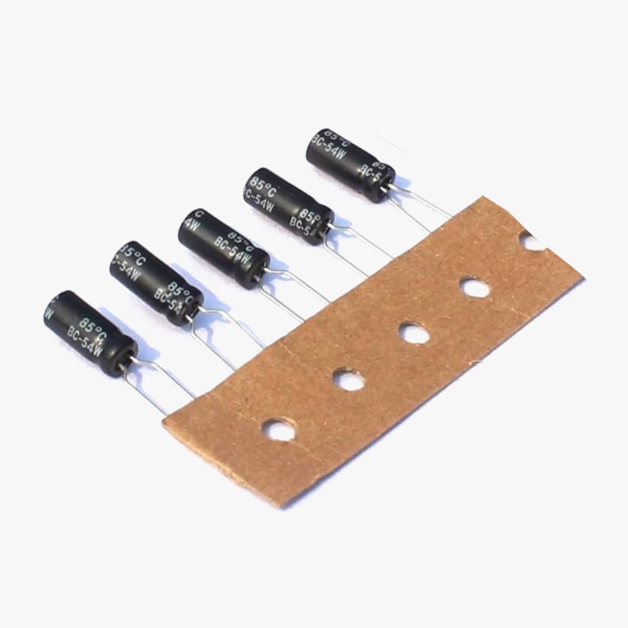 10uF 63V Polarized Electrolytic Capacitor - Pack of 5 - Image 3