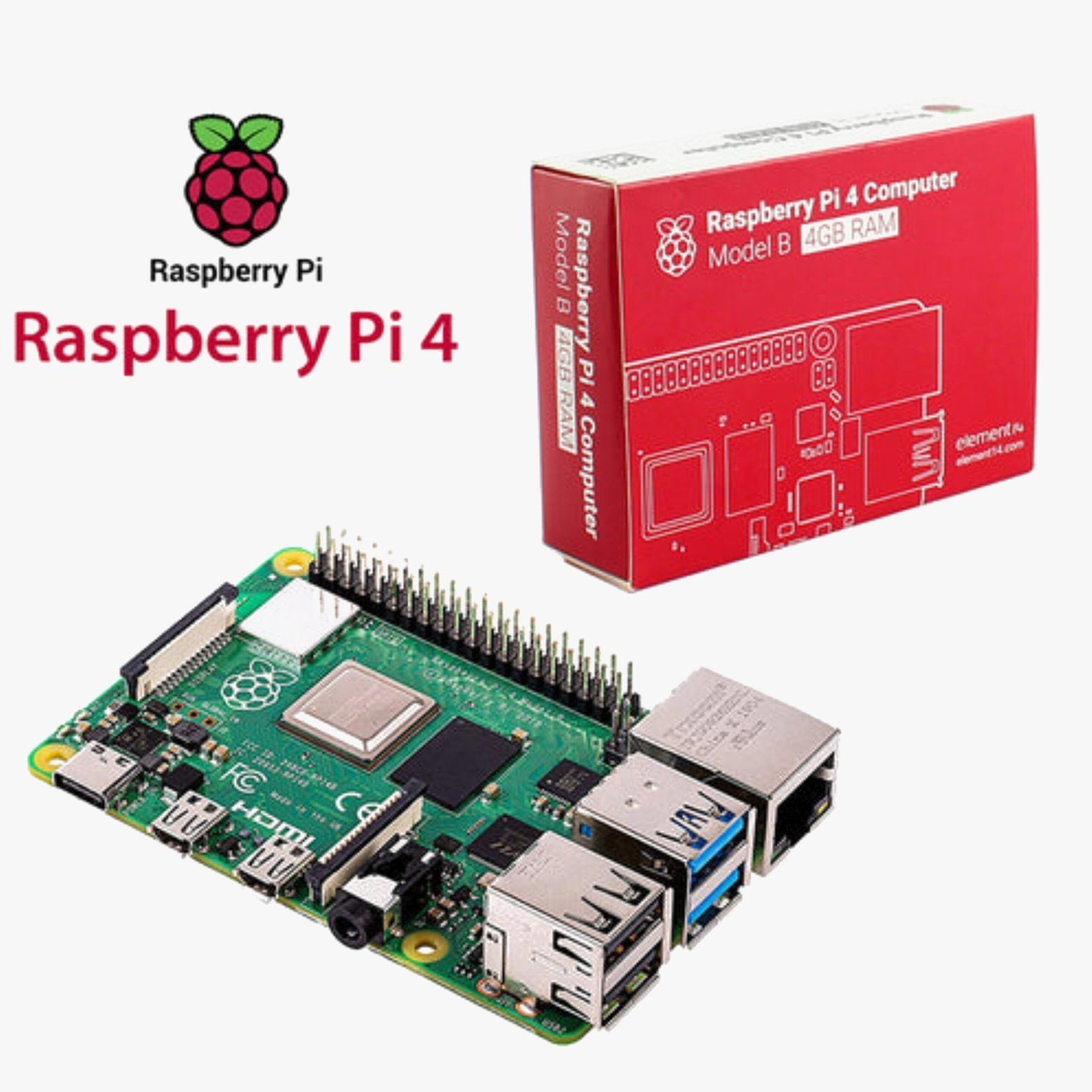 Raspberry Pi 4B With 4 GB RAM - Free Micro-HDMI Cable - Image 5