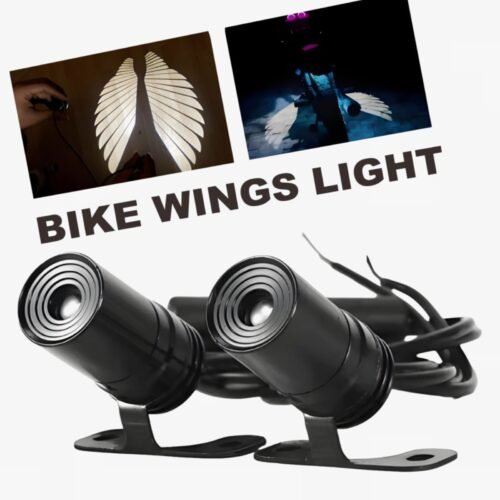 Angel Wing LED Lamp Lights For All Bikes & Cars Road Refit White - 1 Pair