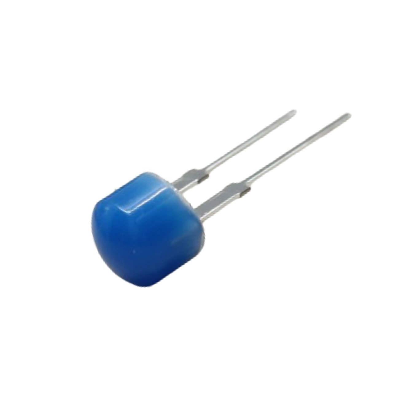 Diffused Blue LED-8MM Crystal Transparent - 5 Pcs Pack - Image 3
