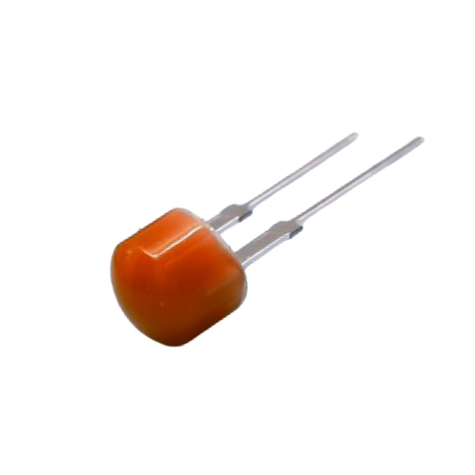 Diffused Orange LED-8MM Crystal Transparent - 5 Pcs Pack - Image 3