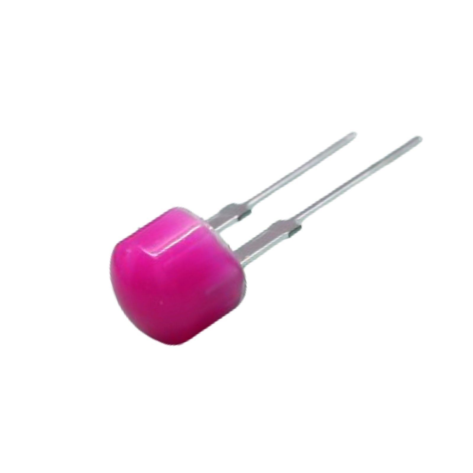 Diffused Pink LED-8MM Crystal Transparent - 5 Pcs Pack - Image 3