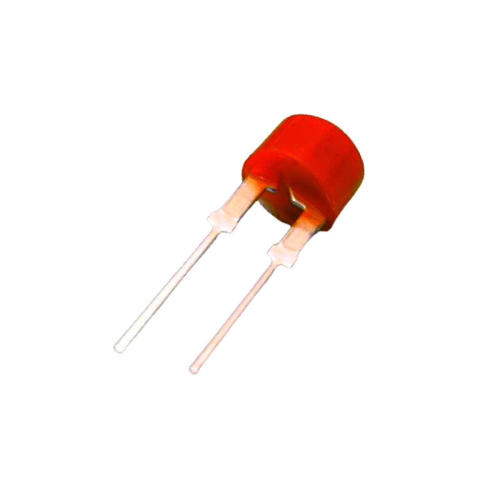 Diffused Orange LED-8MM Crystal Transparent - 5 Pcs Pack - Image 4