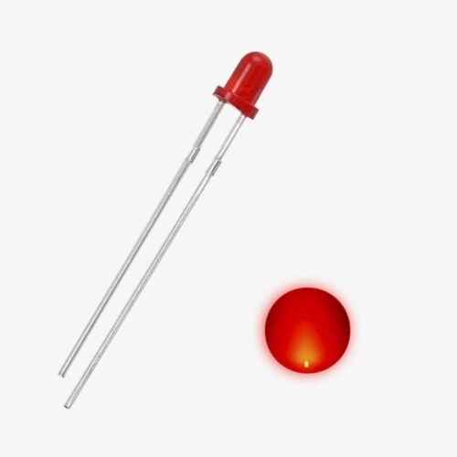 3mm Red LED - 10 Pcs Pack