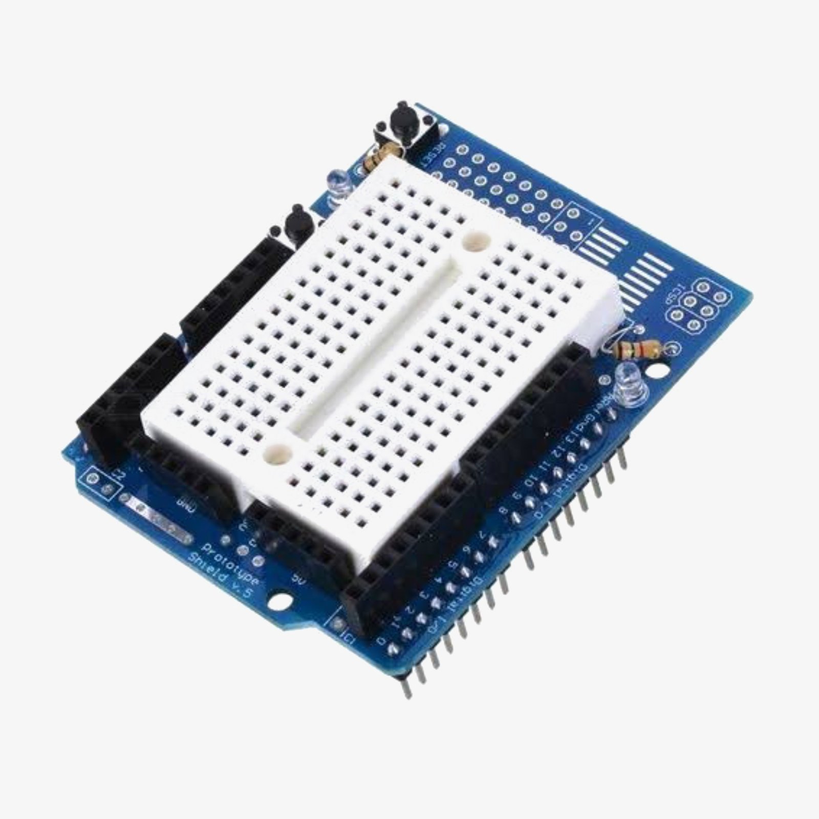 Proto Shield (Prototype) for Arduino Uno Mini Breadboard - Image 3