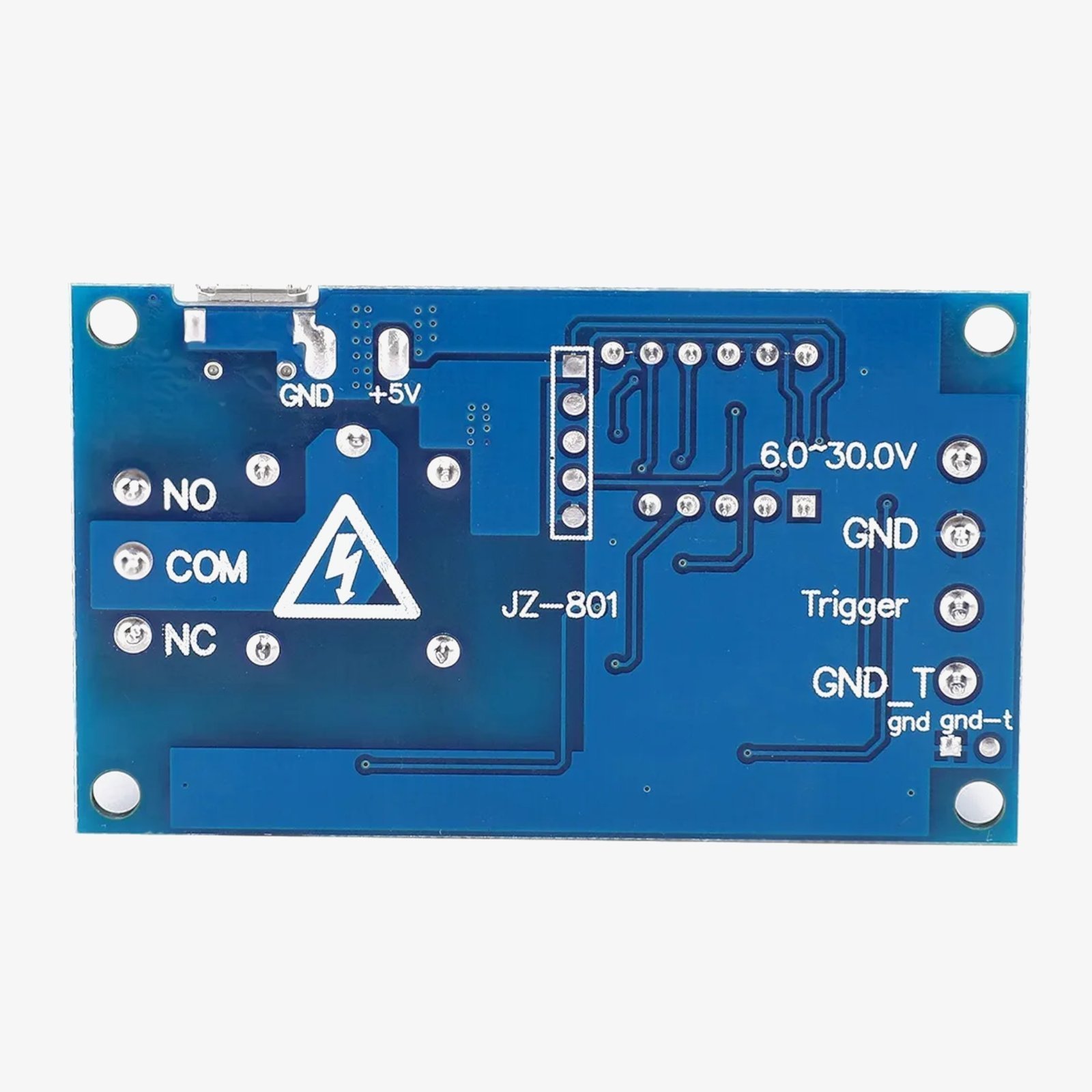 5V Micro USB Relay Module – Normally Open, 5A Current Rating - Image 3