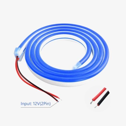 1 Meter 12V DC Blue Neon LED Strip Light Roll – Waterproof, Flexible & Cuttable