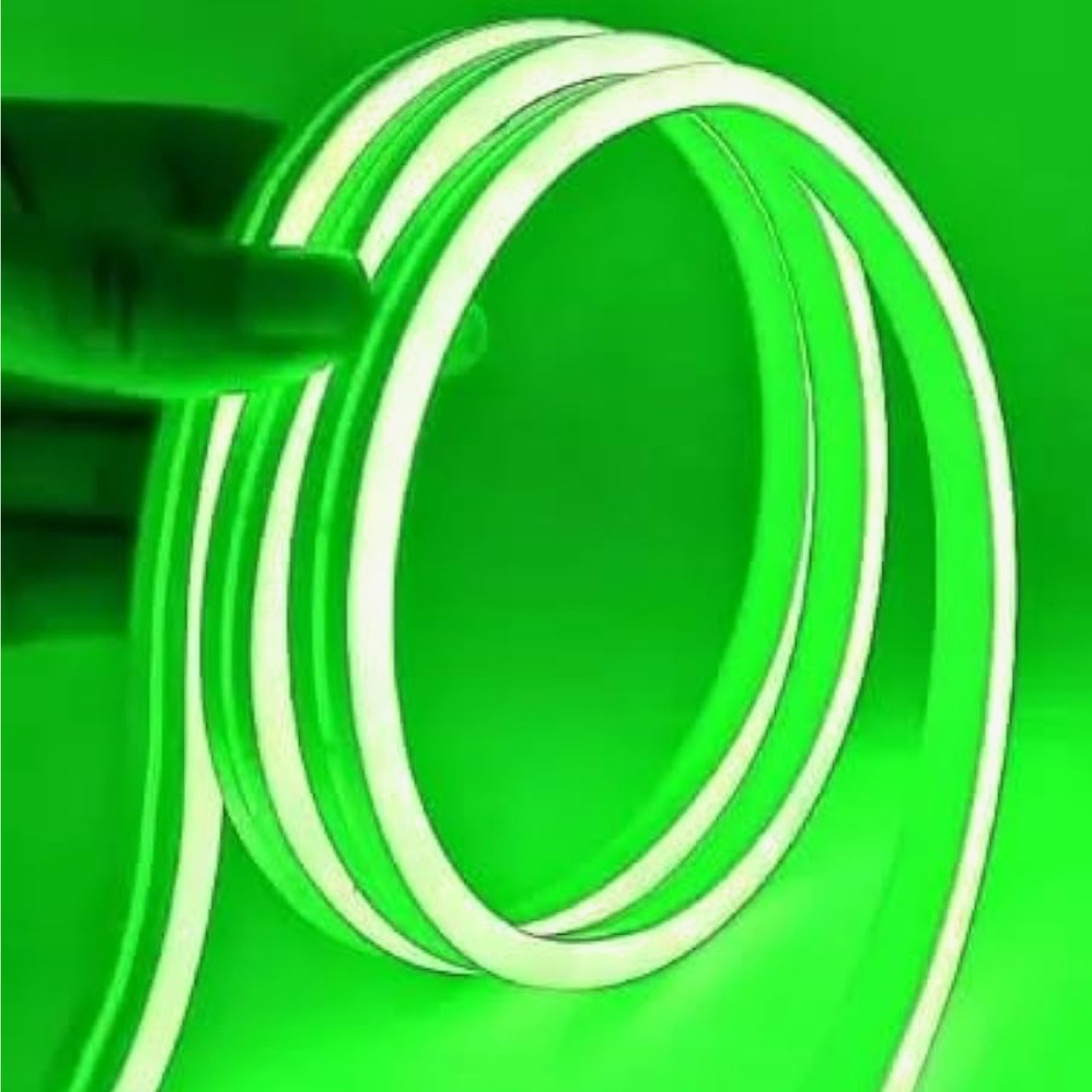 1 Meter-12V DC Green Neon LED Strip Light Roll – Waterproof, Flexible & Cuttable - Image 3