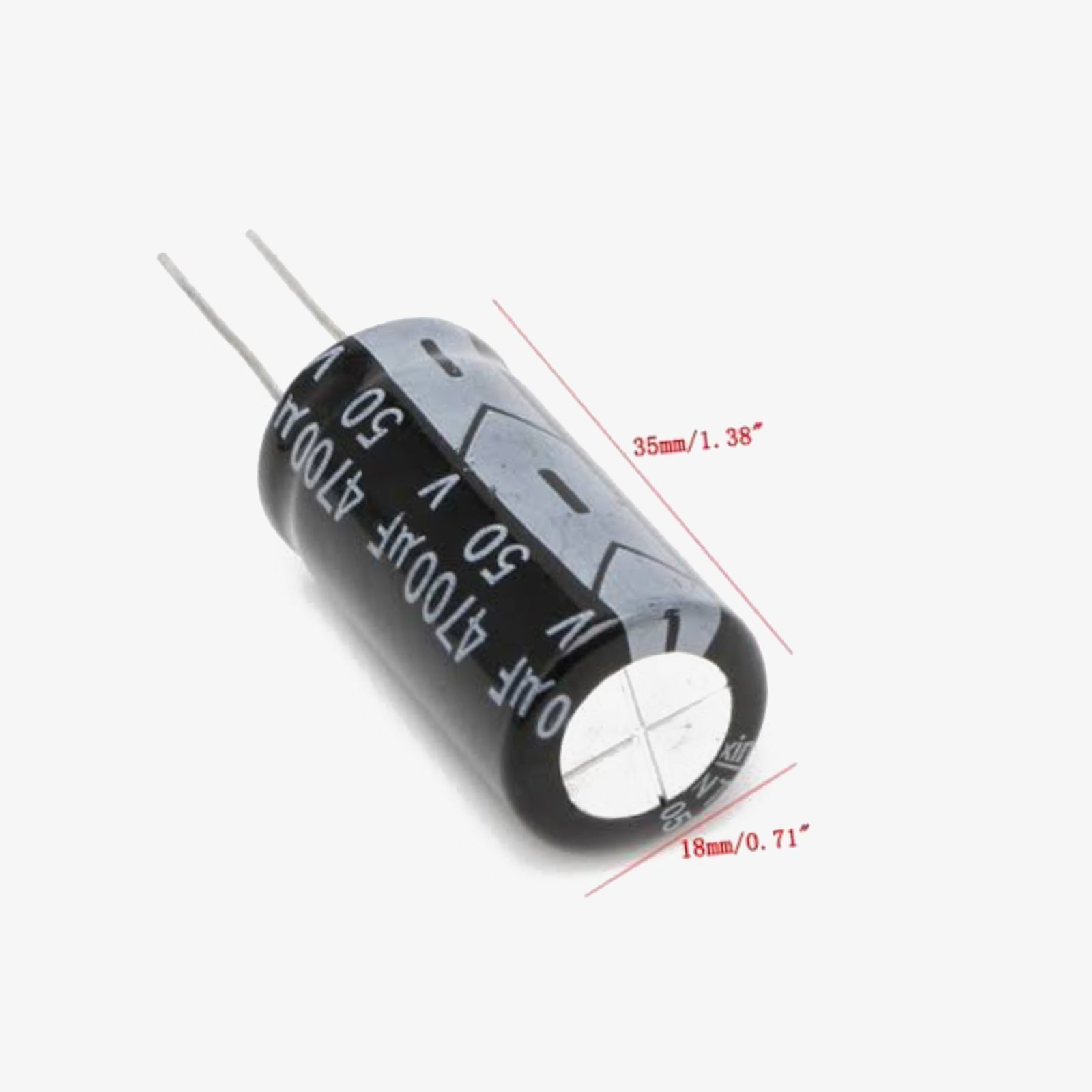 4700uF, 50V Electrolytic Capacitor - 1 Pcs - Image 2