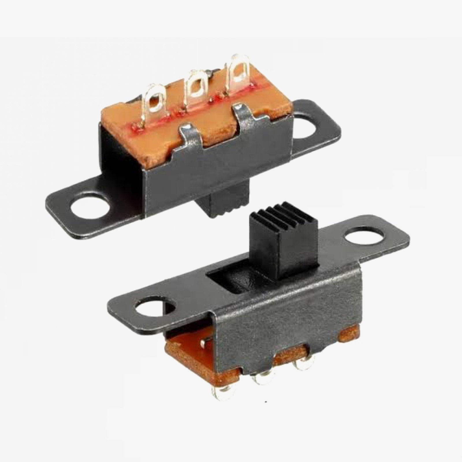 3 Pin DPDT Metal Body Slide Switch - Image 3