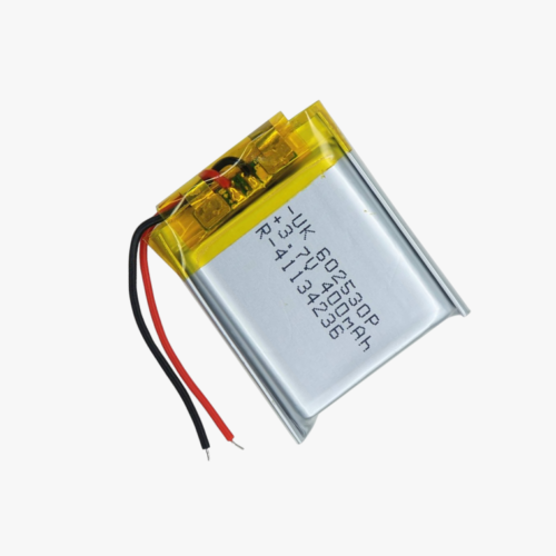 3.7V 400mAh Single Cell Rechargeable LiPo Battery