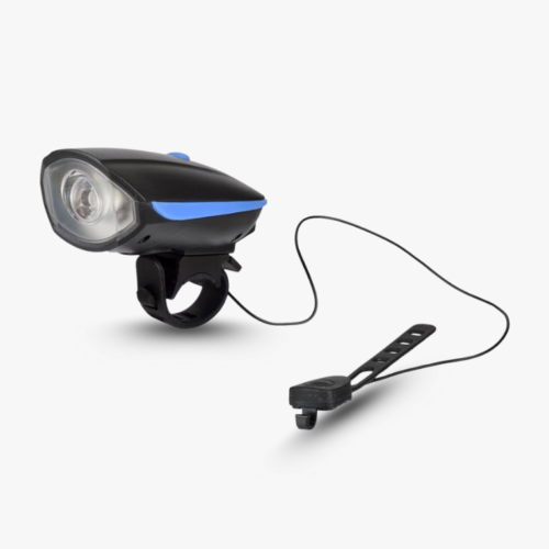 LED Cycle Headlight with Horn – USB Rechargeable Bicycle Light